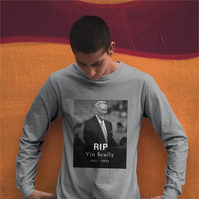 Fox Sports: Mlb Rip Vin Scully 1927 2022 T Shirt The Dodgers