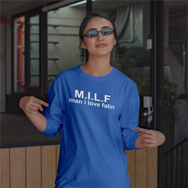 Milf Man I Love Fatin Gay Pride Shirt Boob Ross Canonleatin