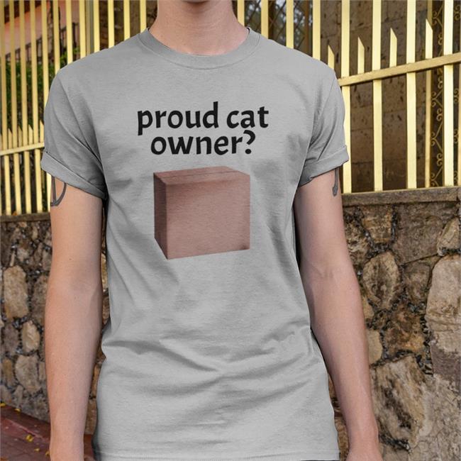 Luccainternational Store Proud Cat Owner T Shirt Lucca
