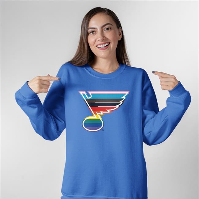 Ryan O'reilly And Chris Zimmerman Louis Blues Grand Pride Parade Shirt St. Louis Blues