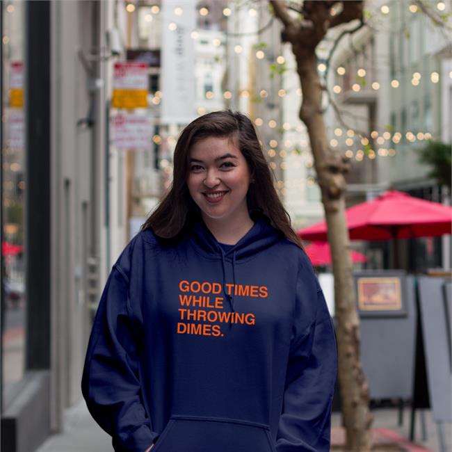 Good Times While Throwing Dimes Shirt Obvious Shirts Merch Navy