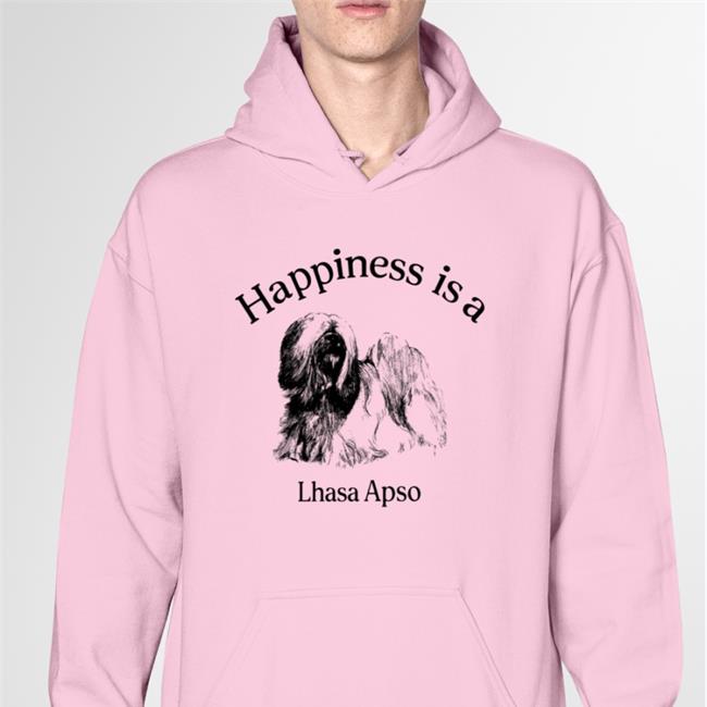 Teamsesh Happiness Is A Lhasa Apso Shirt Bones