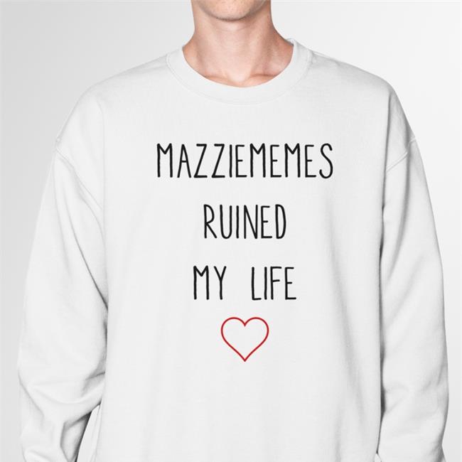 Maisie Peters Wearing Mazziememes Ruined My Life T Shirt Mazziememes