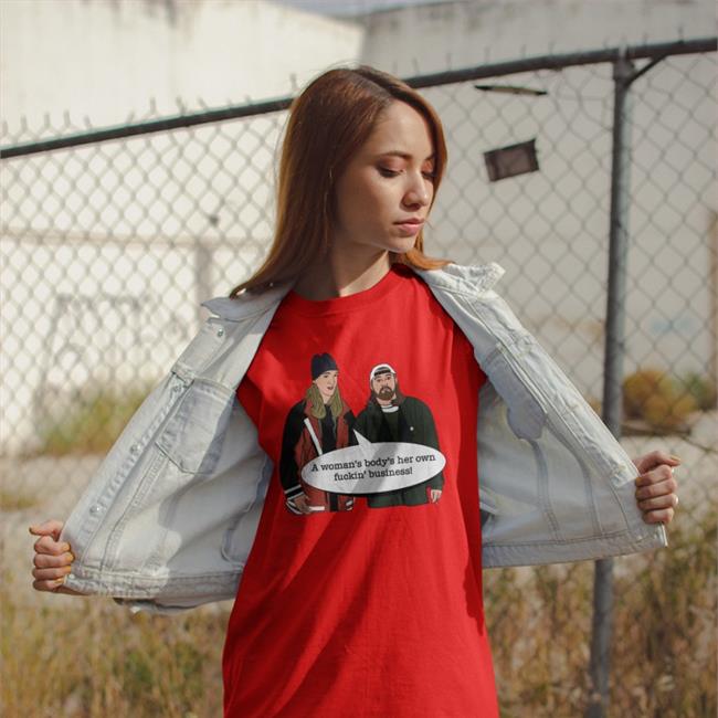 Jay And Silent Bob Store Pin Stop Drop 1 Pro-Choice Shirt Kevinsmith