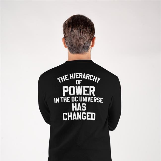The Rock Dwayne Johnson The Hierarchy Of Power In The Dc Universe Has Changed Shirt