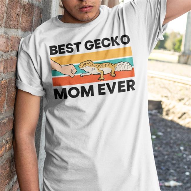 Lizard Leopard Gecko Best Gecko Mom Ever Hoodie