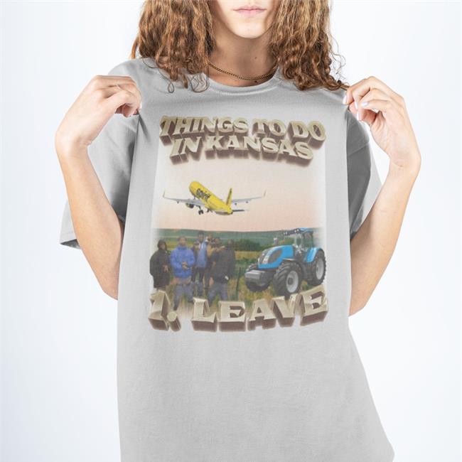 Swag Stim Ulus Merch Things To Do In Kansas 1.Leave Shirts White