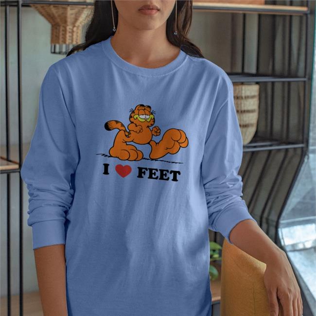 Shirts That Go Hard Store Garfield I Love Feet Tee Shirt Shirtsthtgohard