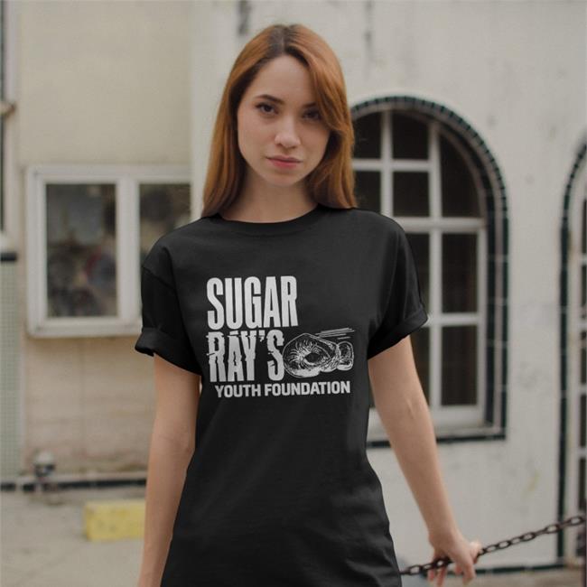 Boxing History Sugar Ray's Youth Foundation Sweatshirt Richard Nixon and Ray Robinson