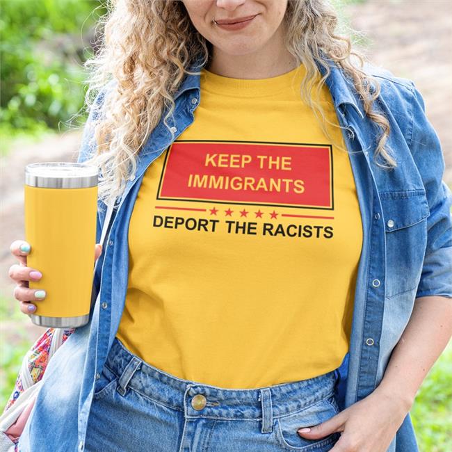 Balance Of Power Merch Keep The Immigrants Deport The Racists Shirt