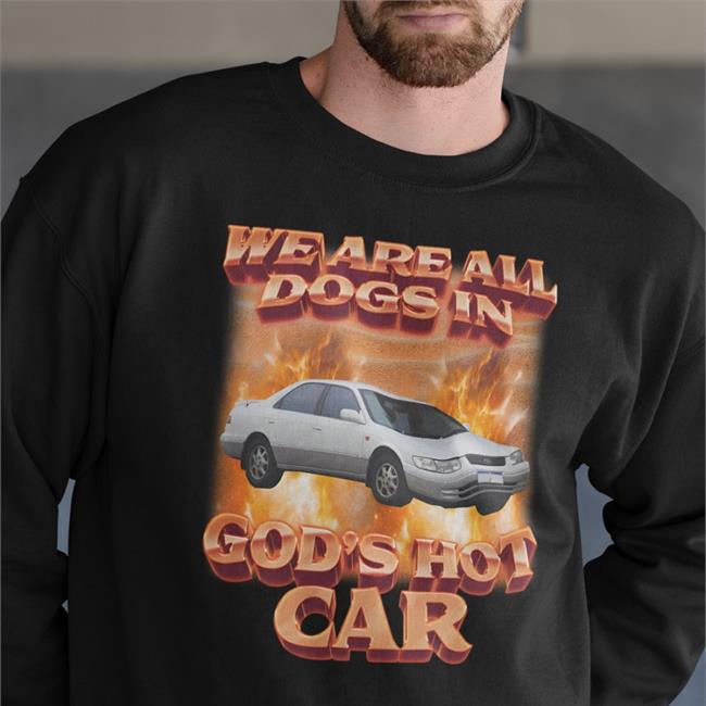 Swag Stimulus Merch We Are All Dogs In God's Hot Car New Shirt