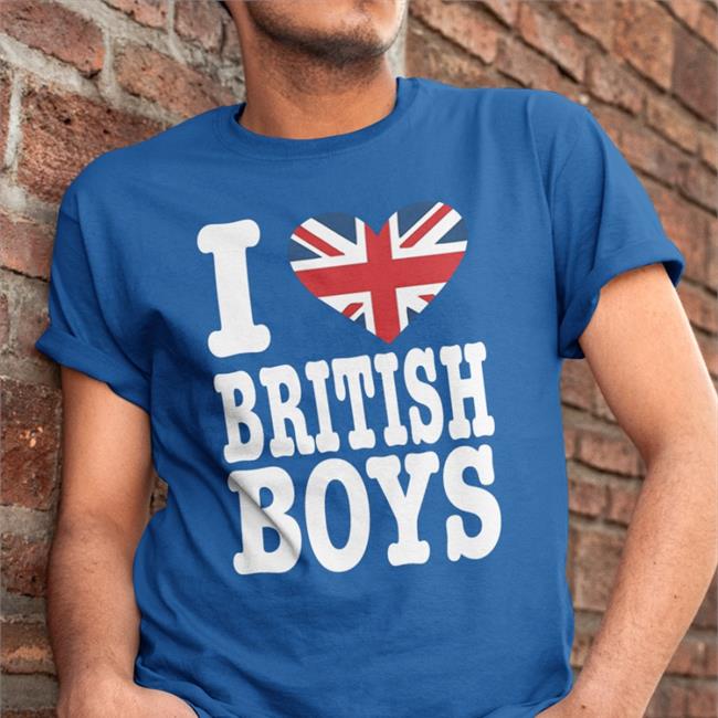 Tarayummy I Love British Boys Shirt Black