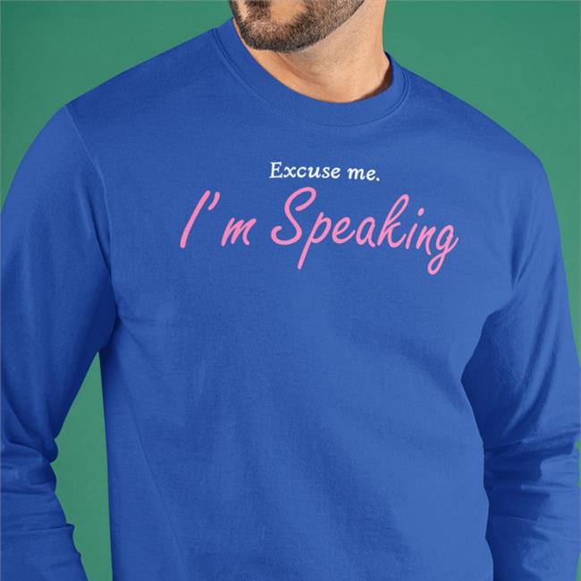 Afrosab Wearing Excuse Me I'm Speaking T-Shirt