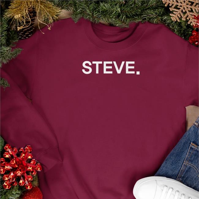 Luke Stuckmeyer Wearing Steve T Shirt