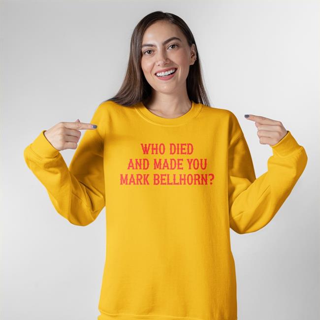 White Who Died And Made You Mark Bellhorn Shirt Red Sox Stats