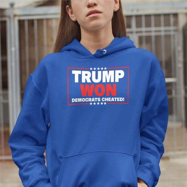 Il Donaldo Trumpo Trump Won Democrats Cheated T Shirt