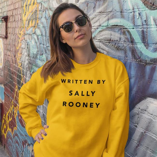 Stephbohrer Wearing Written By Sally Rooney Tee