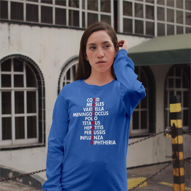 Nursekelsey Covid Measles Varicella Meningococcus Polio T Shirt