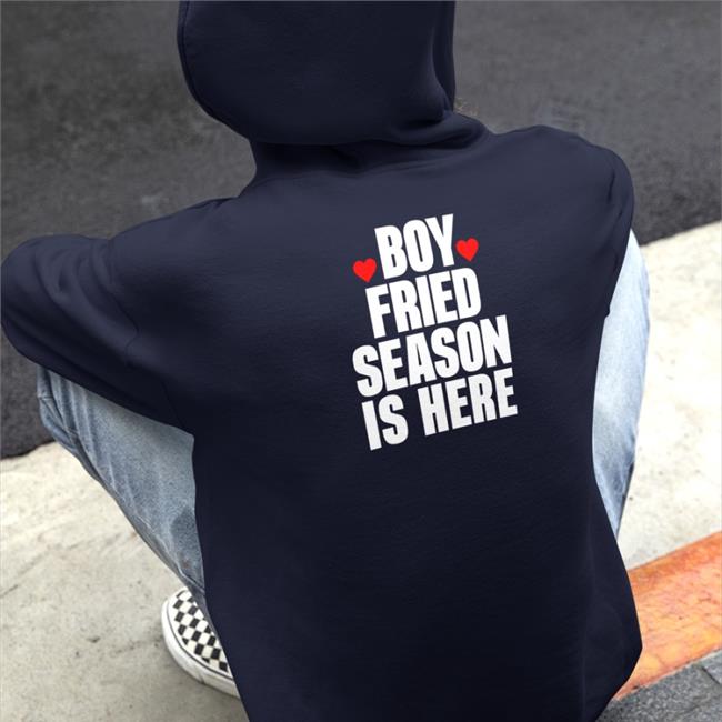 Poorly Translated Shirts Boy Fried Season Is Here Sweatshirt