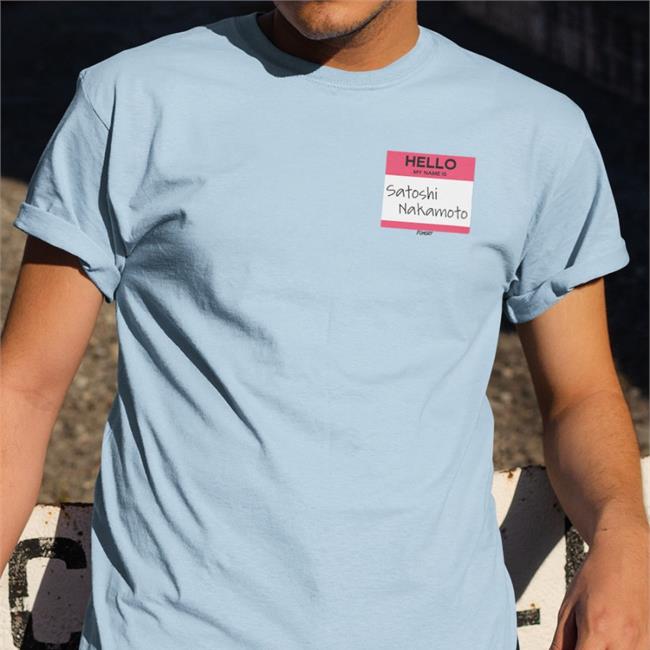 Hello My Name Is Satoshi Nakamoto Hoodie Fomo21 Merch Isabella