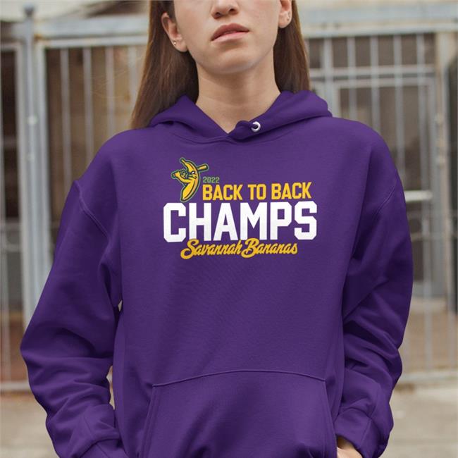 Back To Back Champs Savannah Bananas Shirt