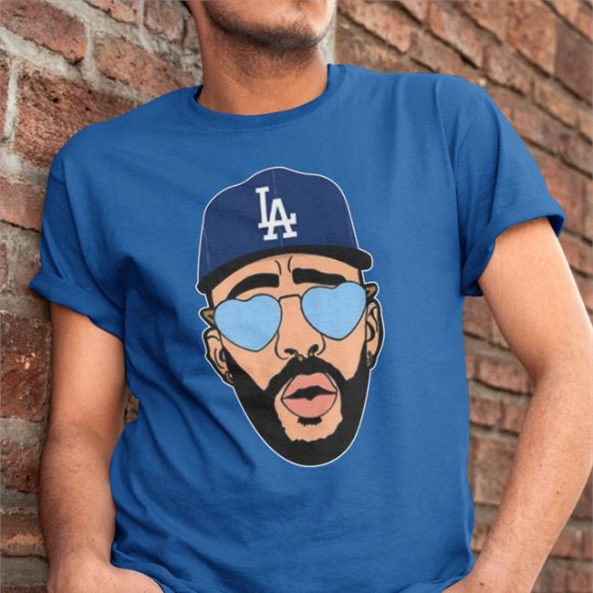 Bad Bunny Dodgers Long Sleeve Tee Shirt Los Angeles Dodgers