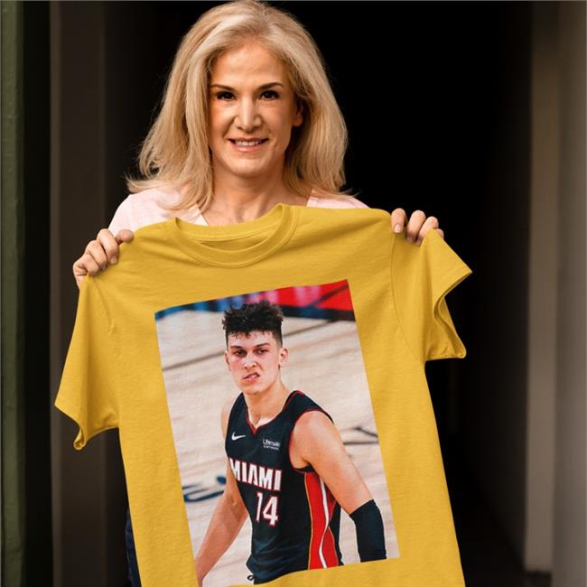 Kyle Lowry Wearing Tyler Herro Tee Shirts Heat Vs The World