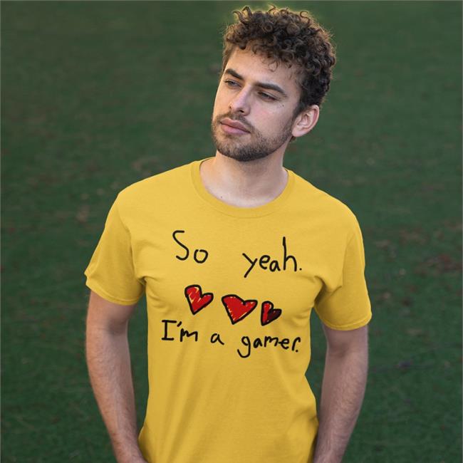 Charlie So Yeah I'm A Gamer Sweatshirt White