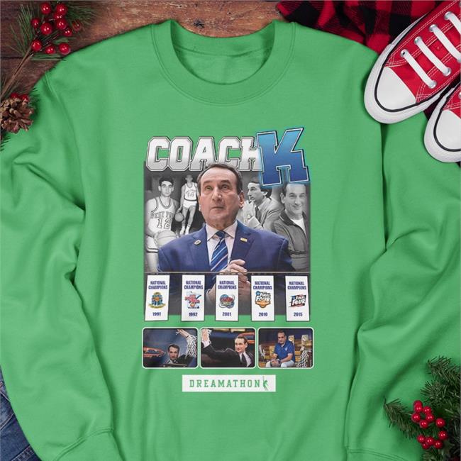 Nba Coach K Dreamathon Shirt Zion