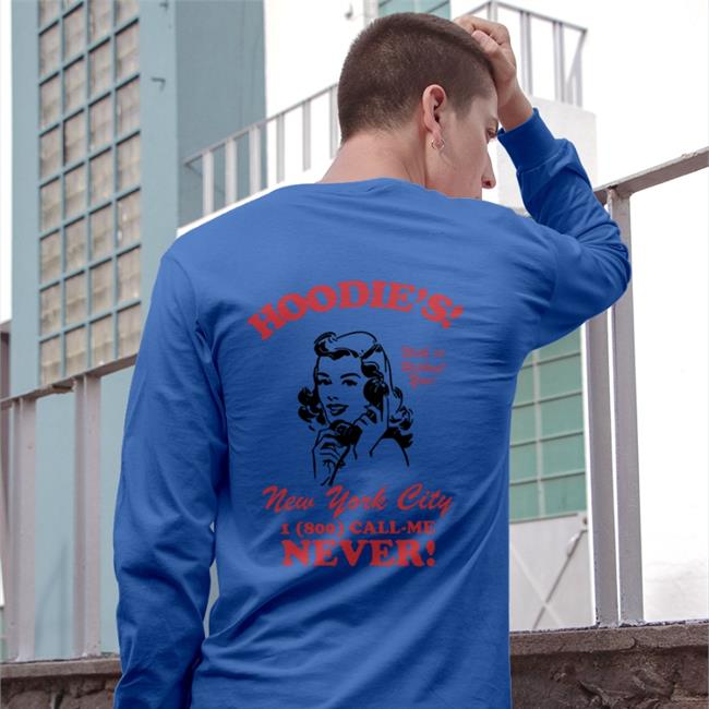 Hoodie's Call Me Never With Or Without You New York City 1800 Call Me Never Tee Shirt Hoodie Allen