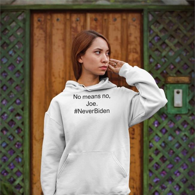 Sarcasmstardust No Means No Joe Never Biden Shirt Light Blue