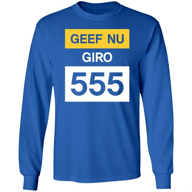 Geef Nu Giro 555 Shirt Jelle BrandtCorstius Geef Nu Giro 555 Shirt Jelle BrandtCorstius