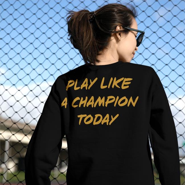 Marcus Freeman Play Like A Champion Today Hoodie Notre Dame Football