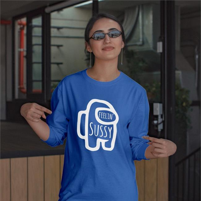 Gamer Crewmate Camiseta Impostor Feelin Sussy Hoodie