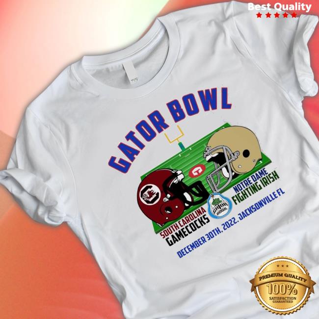 South Carolina Gamecocks Vs Notre Dame Fighting Irish Gator Bowl December 30Th 2022 Jacksonville Hooded Sweatshirt