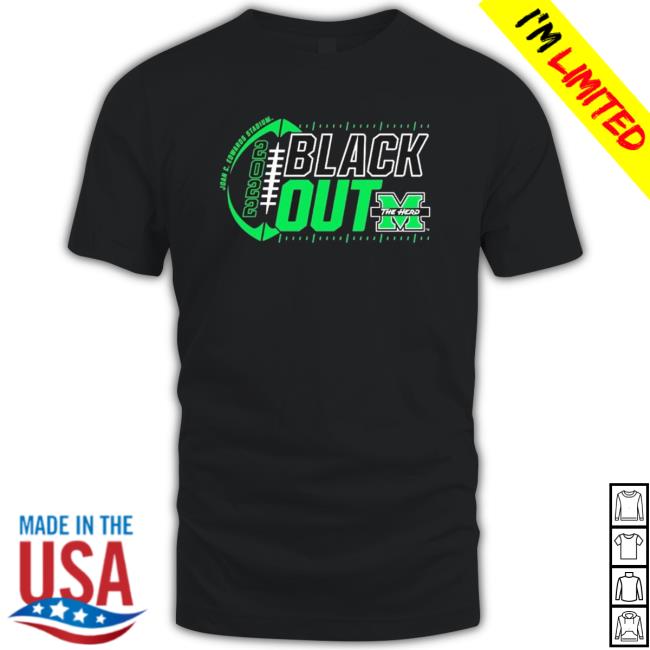 Marshall University Blackout 2022 Tee Shirt