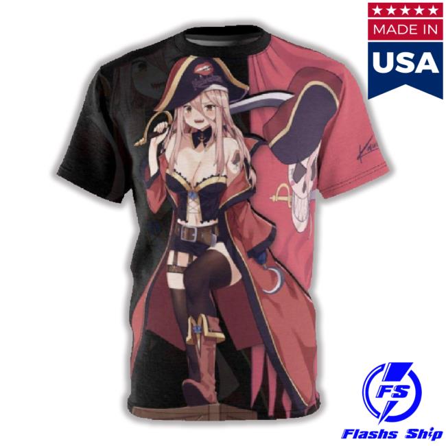 Rose The Pirate Anime Girl Unisex Aop Cut & Sew Sweaters