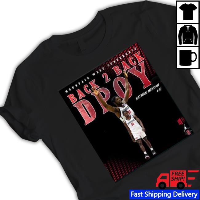 Nathan Mensah Mountain West Conference Back To Back Defensive Player Of The Year shirt