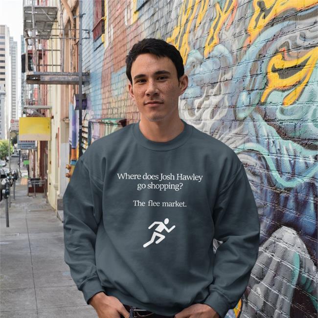 Where Does Josh Hawley Go Shopping The Flee Market Long Sleeve Tee Shirt Charlotte Clymer