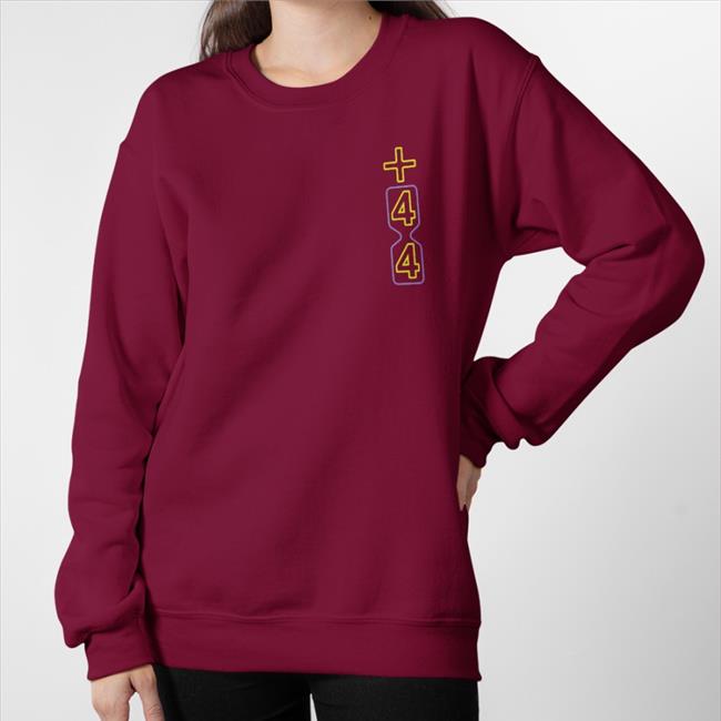 Plus44 World Store +44 Minimal Engine Hoodie Sweatshirt