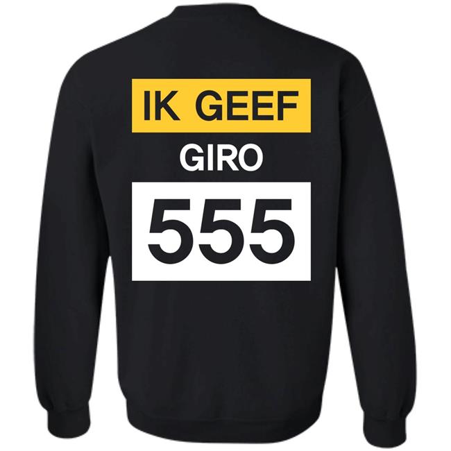 Geef Nu Giro 555 Shirt Jelle BrandtCorstius Geef Nu Giro 555 Shirt Jelle BrandtCorstius