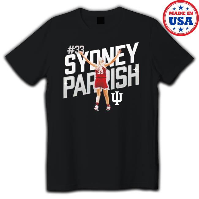 Sydney Parrish 3’S Indiana Hoosiers Women’S Basketball Tee Shirt