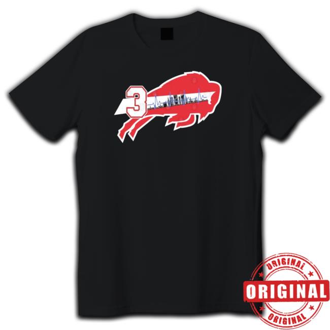 Heartbeat Buffalo Skyline Damar Hamlin Tee Shirt