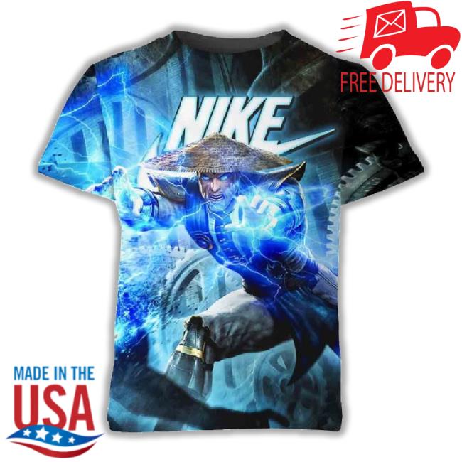 Anime Gifts Raiden Mortal Kombat 3D T-Shirt ,All Over 3D Printed Shirt