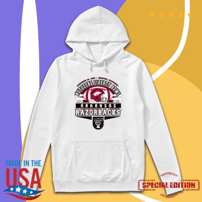 Arkansas Razorbacks 2022 Autozone Liberty Bowl T-Shirt Arkansas Razorbacks 2022 Autozone Liberty Bowl Crewneck Sweatshirt