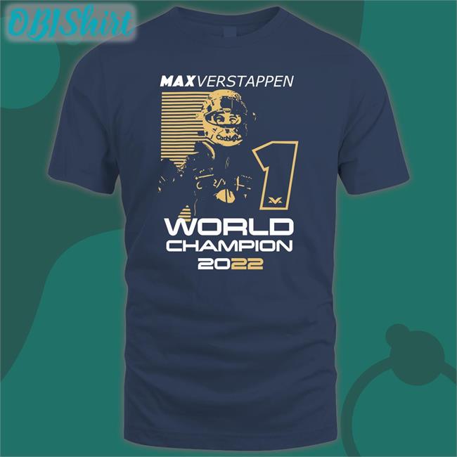 Verstappen Store Red Bull Max Verstappen World Champion 2022 T Shirt