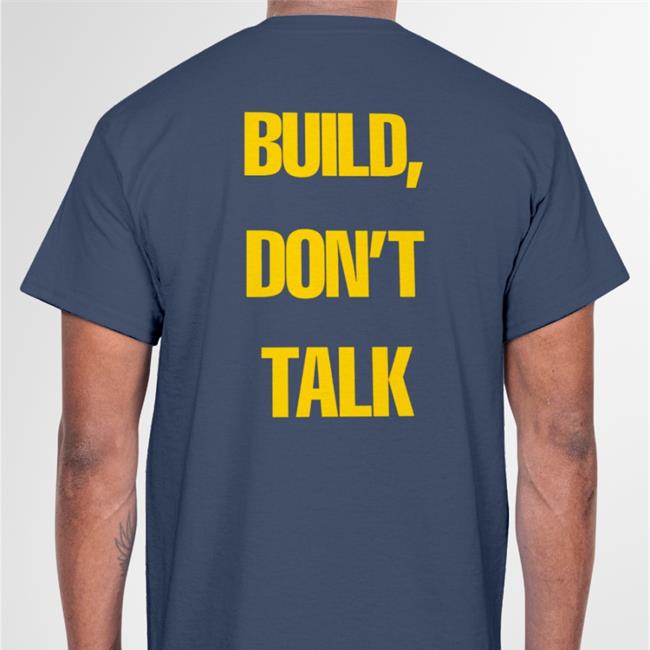 Raj Shamani Build Don't Talk Shirts Black