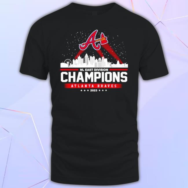 Atlanta Braves 2023 Nl East Champions Skyline Hoodie Atlanta Braves 2023 Nl East Champions Skyline New Shirt