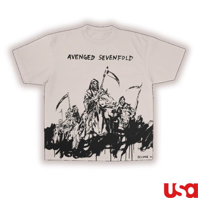Avenged Sevenfold Merch Become Nothing Hooded Sweatshirt