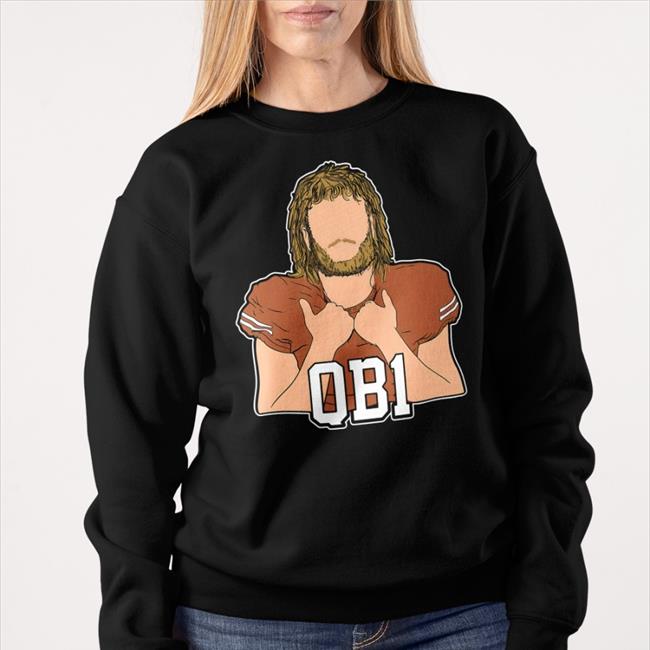 Barstool U Store Qb1 TX Long Sleeve Tee Shirt Black